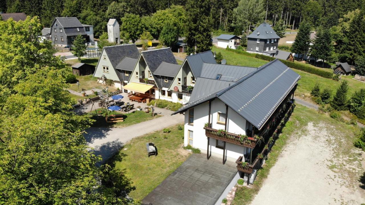 Hotel-Pension Rennsteighütte Frauenwald Exterior foto