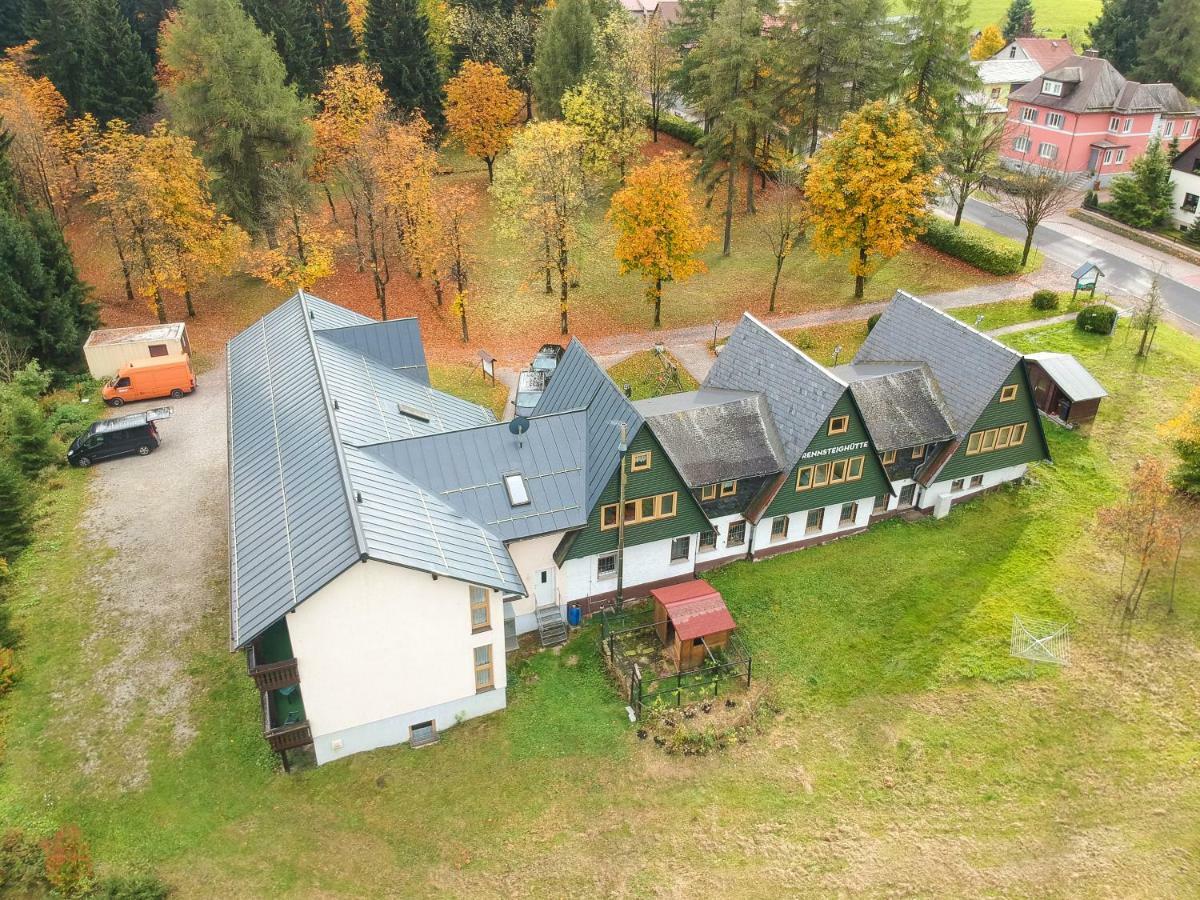Hotel-Pension Rennsteighütte Frauenwald Exterior foto